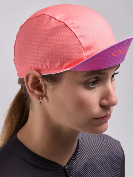Casquette vélo femme EKOI Perf Orange