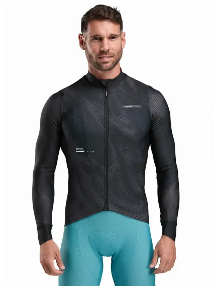 Maillot manches longues EKOI Perf TIE & DYE Noir