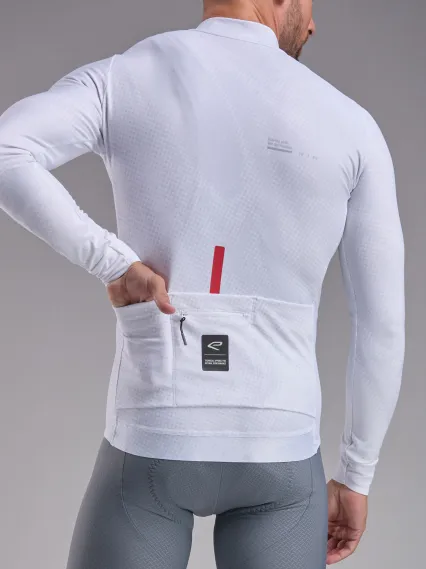 Maillot manches longues EKOI Perf TIE & DYE Blanc