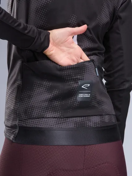 Veste thermique femme EKOI Perf TIE & DYE Noir