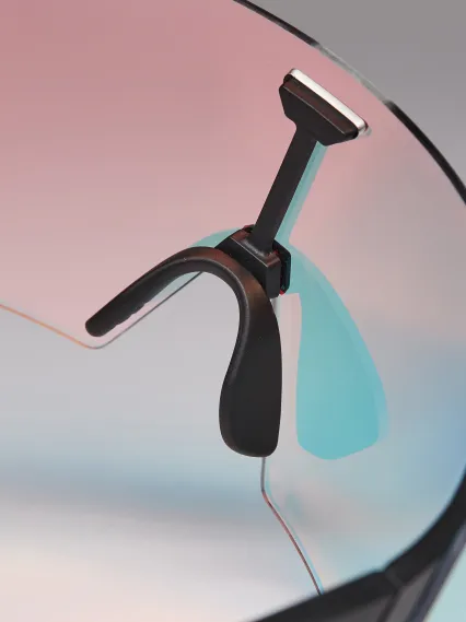 Lunettes EKOI Racing AEROLITE LTD IRONMAN Noir Silver PH LIGHT Rouge Cat1-3