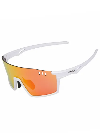 Lunettes EKOI VISION Blanc Revo Rouge Cat3
