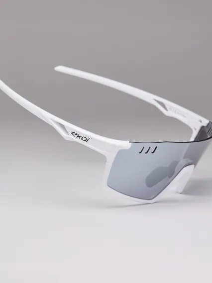 Lunettes EKOI VISION Blanc Mirror Cat3