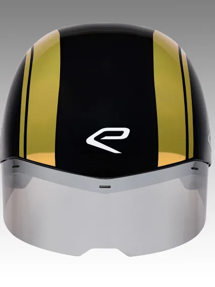 Casque EKOI Racing PURE AERO Mirror Cat2 Noir Holo Gold