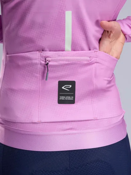 Veste thermique femme EKOI Perf TIE & DYE Mauve