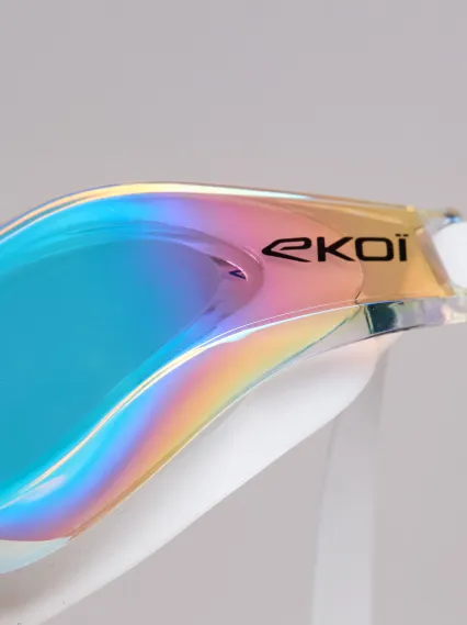 Lunettes de natation EKOI Racing AQUA RACER Gold Mirror SW1