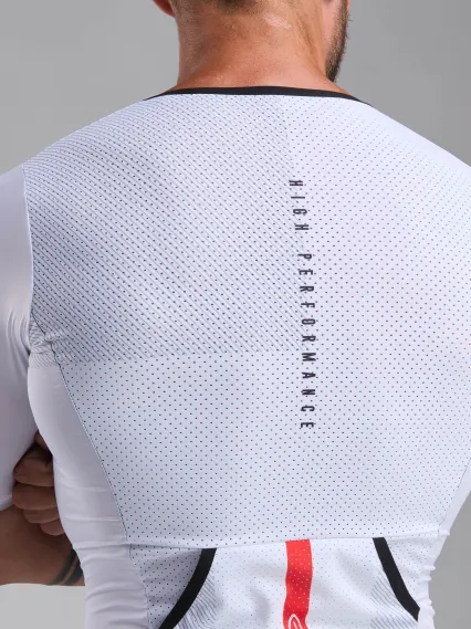 Combinaison triathlon EKOI Perf LINEAR Blanc