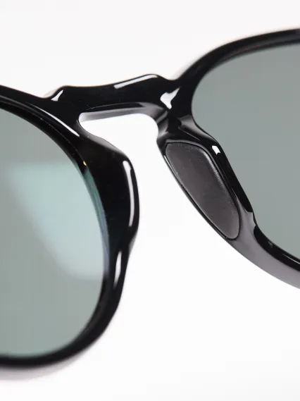 Lunettes EKOI Racing LIFESTYLE RONDES Noir brillant Polarisé