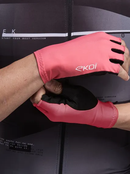 Gants vélo EKOI GEL Perf Corail