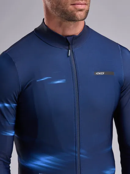 Maillot manches longues EKOI Perf RESILIENCE Marine