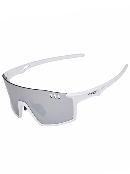 Lunettes EKOI VISION Blanc Mirror Cat3