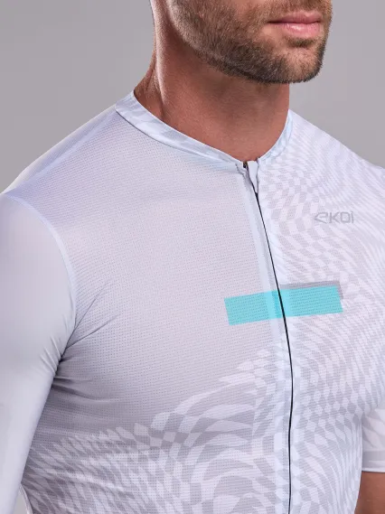 Maillot EKOI Perf GRAPHIC Blanc