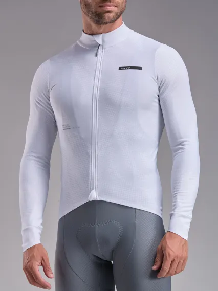 Maillot manches longues EKOI Perf TIE & DYE Blanc