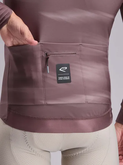Maillot manches longues EKOI Perf RESILIENCE Marron