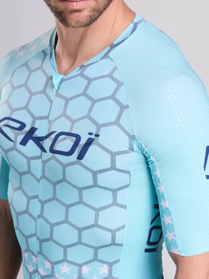 Combinaison triathlon EKOI Racing GRAPHENE Azur