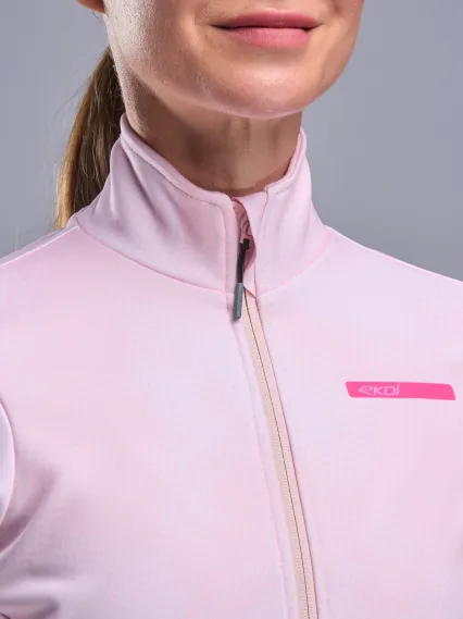 Veste thermique femme EKOI Perf TIE & DYE Rose