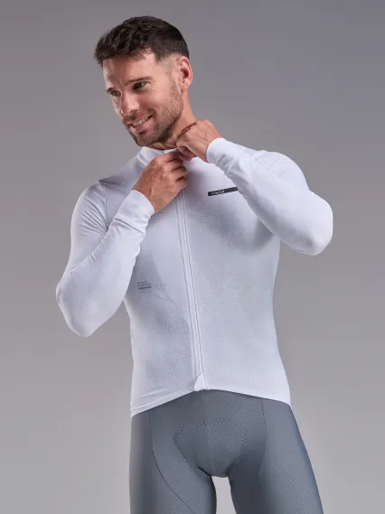 Maillot manches longues EKOI Perf TIE & DYE Blanc