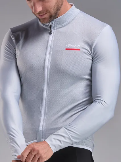 Maillot manches longues EKOI POLYGONE Silver