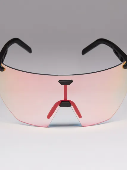 Lunettes EKOI Racing AEROLITE Noir Silver PH LIGHT Rouge Cat1-3