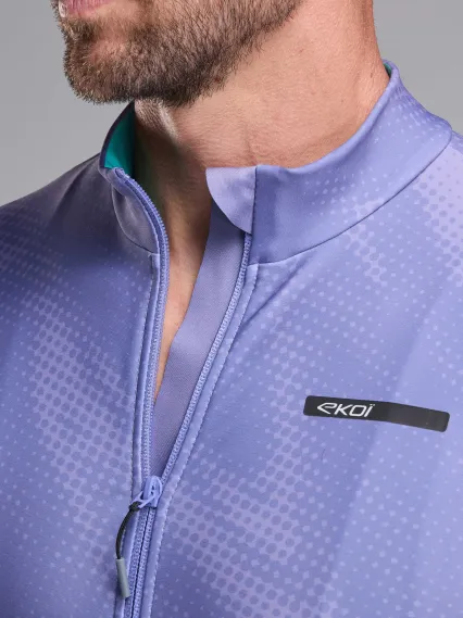 Maillot manches longues EKOI Perf TIE & DYE Violet