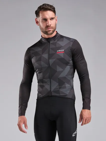 Maillot manches longues EKOI POLYGONE Noir