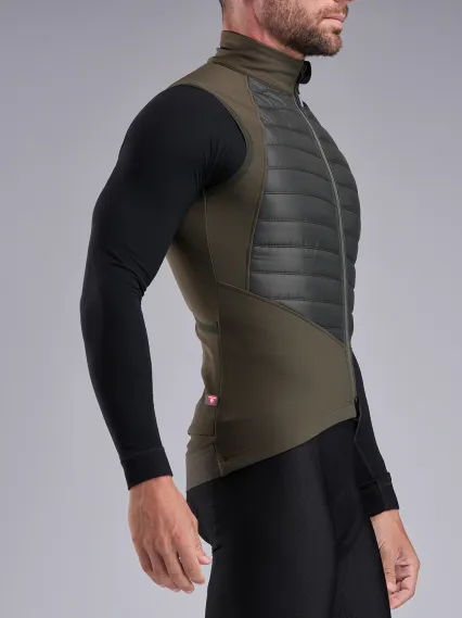 Gilet thermique EKOI Perf ELEGANCE Kaki