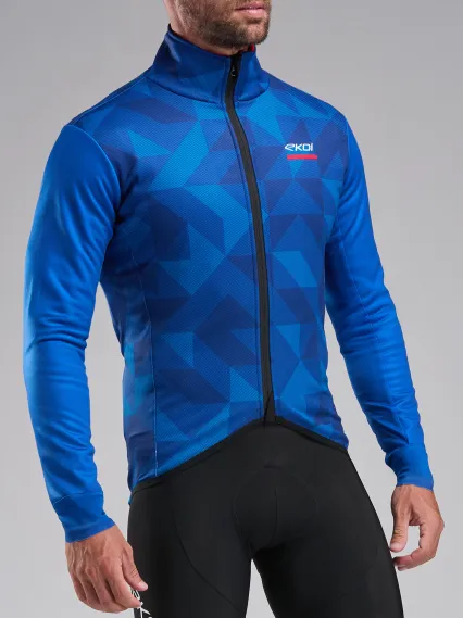 Veste thermique EKOI POLYGONE Bleu