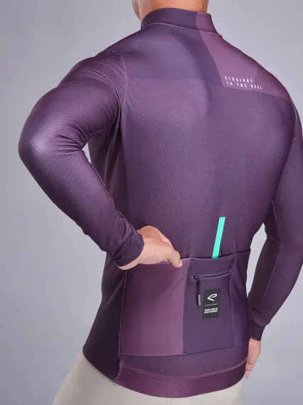 Maillot manches longues EKOI Perf SHADES Prune