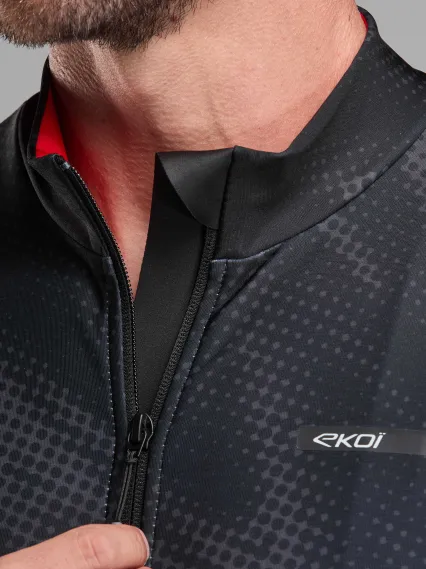 Maillot manches longues EKOI Perf TIE & DYE Noir