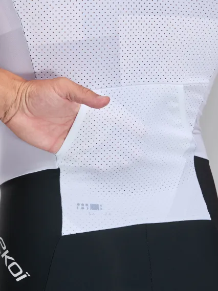 Combinaison triathlon EKOI Perf SLEEVELESS Blanc