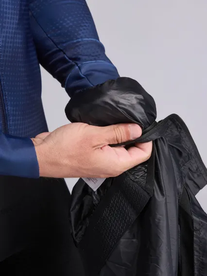 Veste coupe vent EKOI Perf WINDPROOF LIGHT POCKET Noir