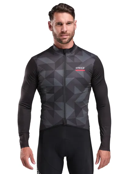 Maillot manches longues EKOI POLYGONE Noir