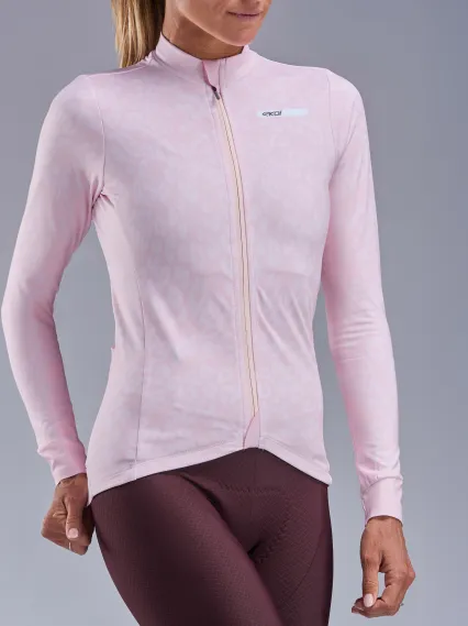 Maillot manches longues femme EKOI Perf LEO Rose