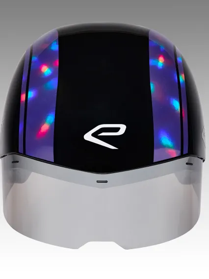 Casque EKOI Racing PURE AERO Mirror Cat2 Noir Holo Violet