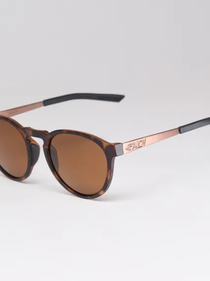 Lunettes EKOI Racing LIFESTYLE RONDES Tortoise Polarisé