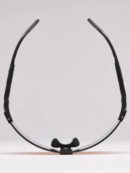 Lunettes EKOI Racing AEROLITE Noir Silver ICE Bleu Cat1