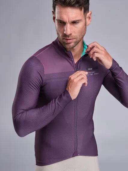 Maillot manches longues EKOI Perf SHADES Prune