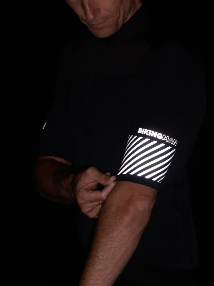 Maillot EKOI Racing CARGO HYDRA+700 BIKINGMAN REFLECTIVE Noir