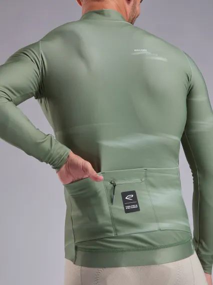 Maillot manches longues EKOI Perf RESILIENCE Kaki