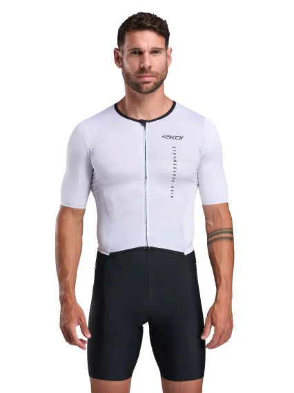 Combinaison triathlon EKOI Perf LINEAR Blanc