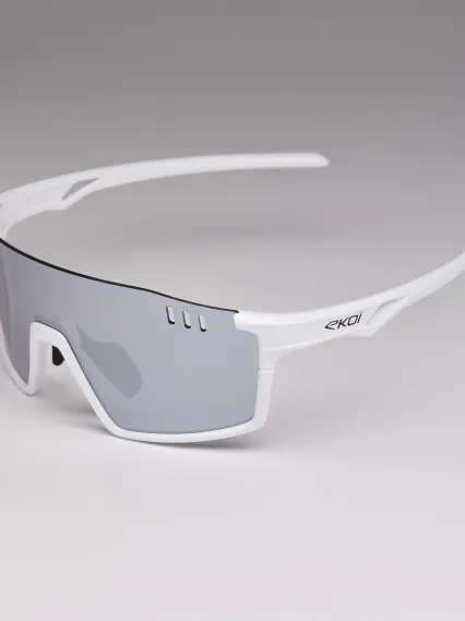 Lunettes EKOI VISION Blanc Mirror Cat3