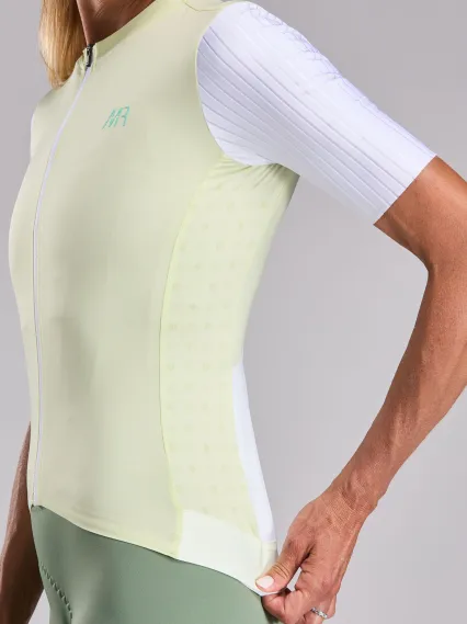 Maillot femme EKOI Racing MARION ROUSSE Lime
