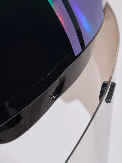 Casque EKOI Racing PURE AERO Mirror Cat2 Noir Holo Violet