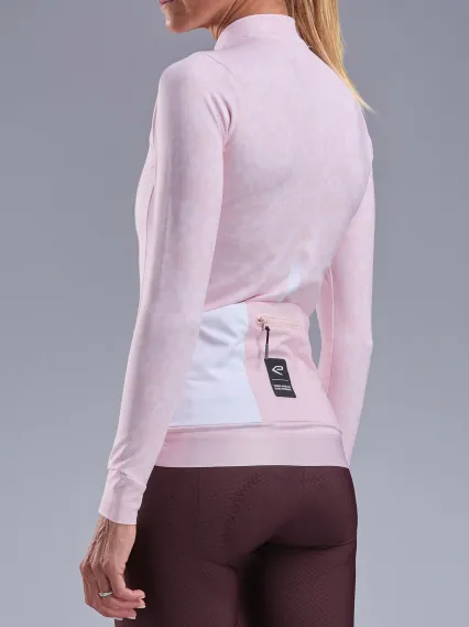 Maillot manches longues femme EKOI Perf LEO Rose