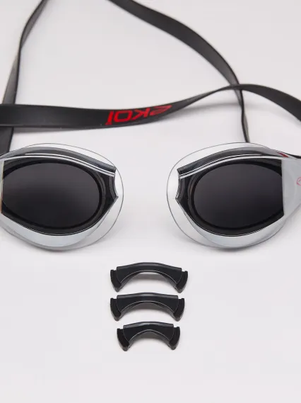 Lunettes de natation EKOI Racing AQUA RACER Silver Mirror SW4