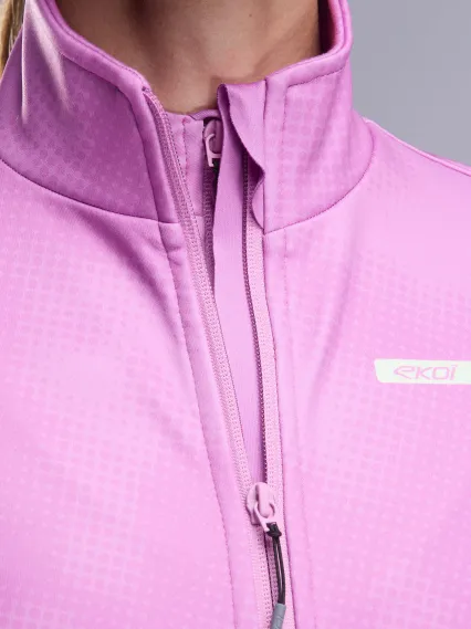Veste thermique femme EKOI Perf TIE & DYE Mauve