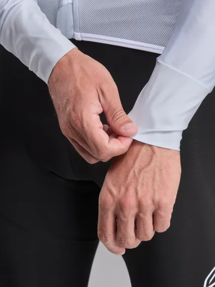 Maillot manches longues EKOI POLYGONE Silver