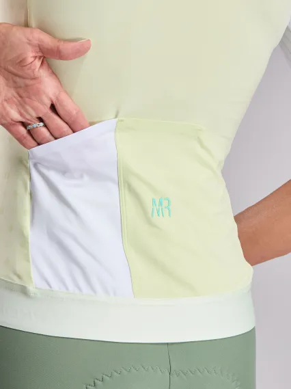 Maillot femme EKOI Racing MARION ROUSSE Lime