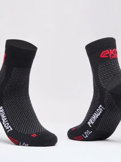 Chaussettes hiver EKOI Perf CARBON FIBER PRIMALOFT 11 cm