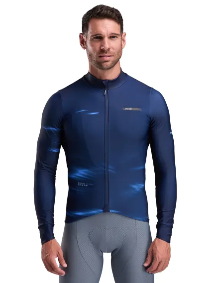 Maillot manches longues EKOI Perf RESILIENCE Marine